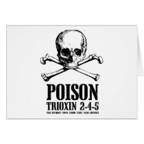 Poison Zombie Trioxin 3-4-5 Dawn of the Dead Greeting Card