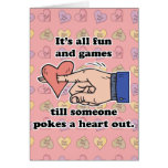 poke a heart out cards