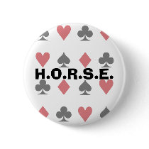 Poker Addict Pinback Button