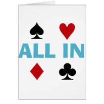 Poker Addict Greeting Cards