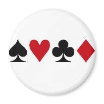 Poker Addict Fridge Magnet