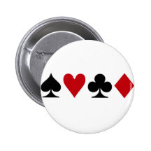 Poker Addict Pinback Button