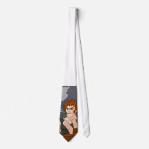 Poker All In Guy Custom Tie