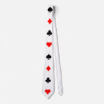 Poker Card Suits Pattern: Necktie / Tie