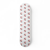 Poker Card Suits Pattern: Skateboard