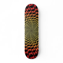 Poker Card Suits Spiral: Skateboard