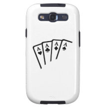 Poker Cards Aces Samsung Galaxy SIII Covers