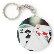 Poker Cards Keychain