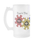Poker Chip Beer Mug