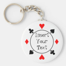Poker Chip Keychain