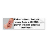 Poker Crybabies bumper stickers