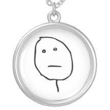 Poker Face Personalized Necklace