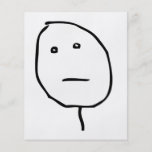 Poker Face Rage Face Meme Flyers