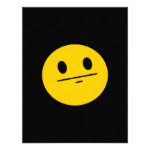 Poker Face Smiley face Invitation