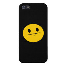 Poker Face Smiley face iPhone 5 Cover