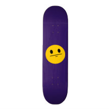 Poker Face Smiley face Skate Decks