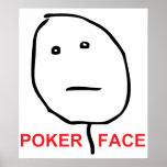 Poker Face (text) Poster