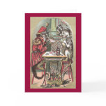 Poker Game Between Monkey & Bulldog Greeting Card