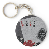 Poker Keychain