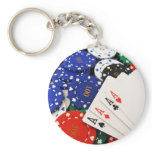 Poker keychains