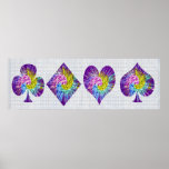 POKER Night : Spade Diamond Heart n Clubs Poster