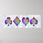 POKER Night : Spade Diamond Heart n Clubs Poster
