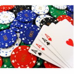 Poker photo sculptures