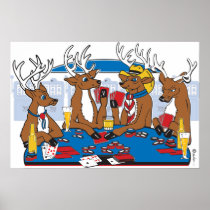 Poker Playing Bachelorette Party Posters