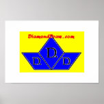 Poker Posters by Diamond Draw Designs posters