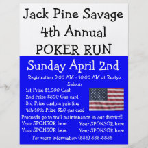 Poker run flyer