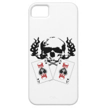 Poker Skulls iPhone 5 Cases