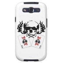 Poker Skulls Samsung Galaxy S3 Cases