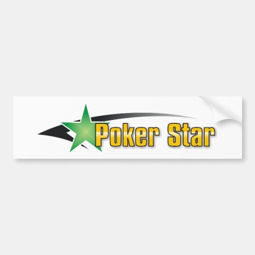 Poker Star Bumper Stickers