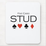 Poker T-shirts: "Five card stud"