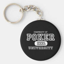 Poker University Dark Keychains