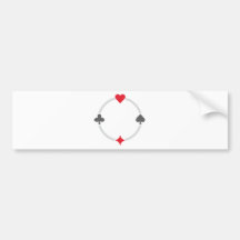 Pokersigns Autoaufkleber