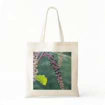 Pokeweed with Ripening Berries Canvas Bag