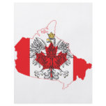 Poland Canada Flag Map flyers