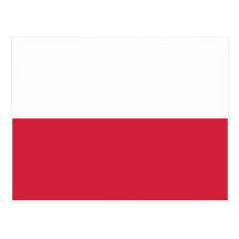 Poland Flag Postcard