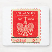 Poland Millennium Stamp Mouse Mat