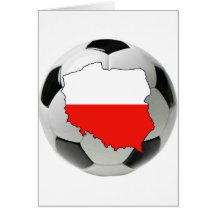 Poland national team greeting card
