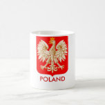 POLAND POLISH COAT OF ARMS EAGLE WITH CROWN MUG