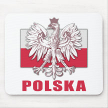 Poland Polska Coat of Arms Mouse Mats