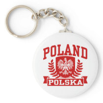 Poland Polska Key Chains