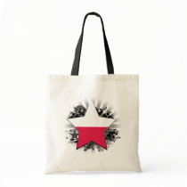 Poland Star Canvas Bag
