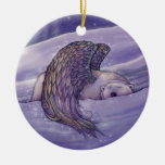 Polar Bear Angel Christmas Ornament