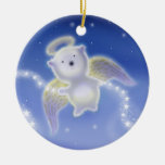 Polar Bear Angel Christmas Ornament