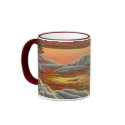 Polar Bear Art Coffee Mug Wildlife Art Bear Cup