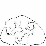 Polar Bear Art Ornament Bear Keepsake & Gifts Photo Cut Out