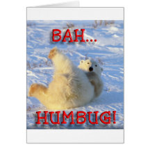 POlar Bear "Bah Humbug" II Cards